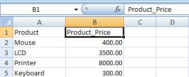 Excel Name Manager